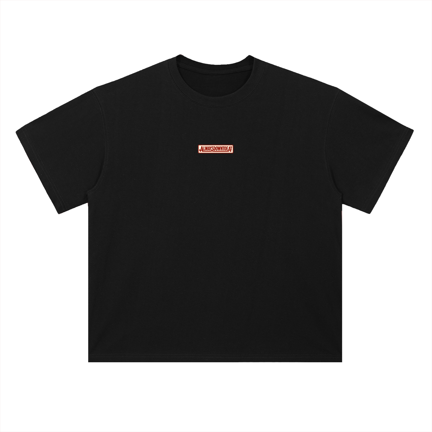 ALWAYSDOWNTOEAT- Logo Tee
