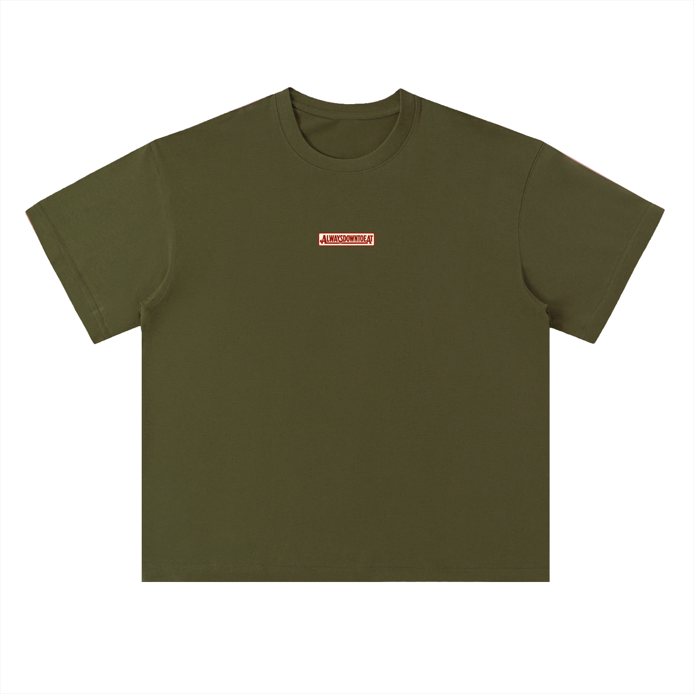 ALWAYSDOWNTOEAT- Logo Tee
