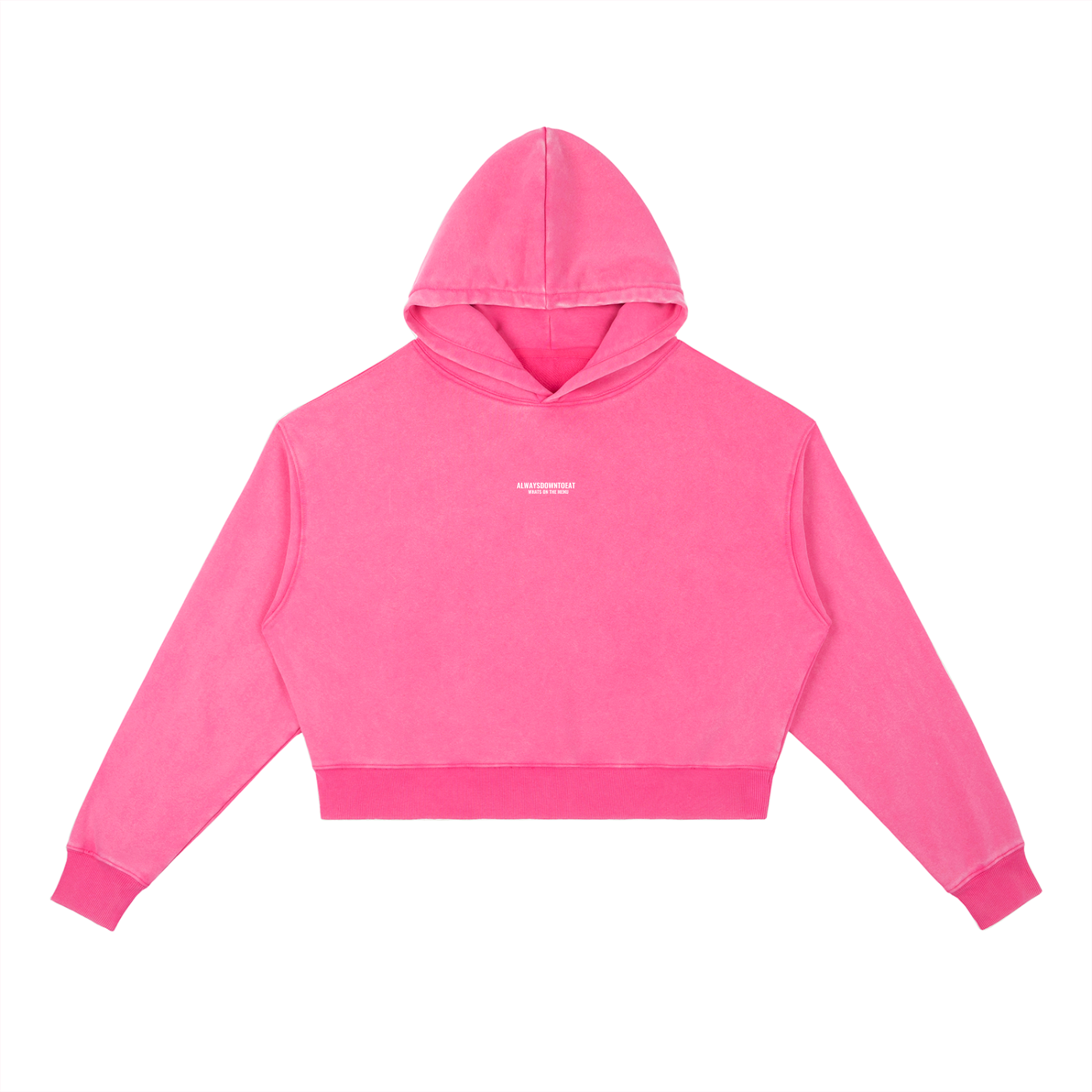ALWAYSDOWNTOEAT (Female) Vintage Washed Hoodie – (Pre Order)