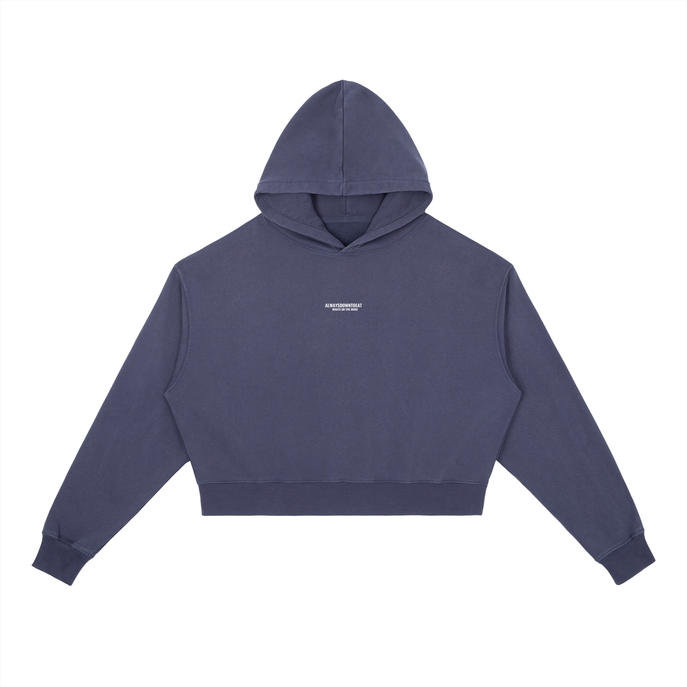 ALWAYSDOWNTOEAT (Female) Vintage Washed Hoodie– (Pre Order)