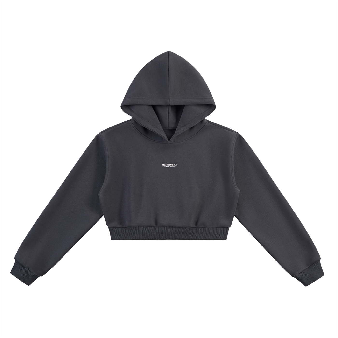 Alwaysdowntoeat Cropped Hoodie